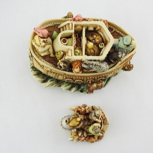 Harmony Kingdom Box Figurine TJSEY2K Y2HKT 1999 NIB Sailors Ship Boat Limited Si - Picture 4 of 16